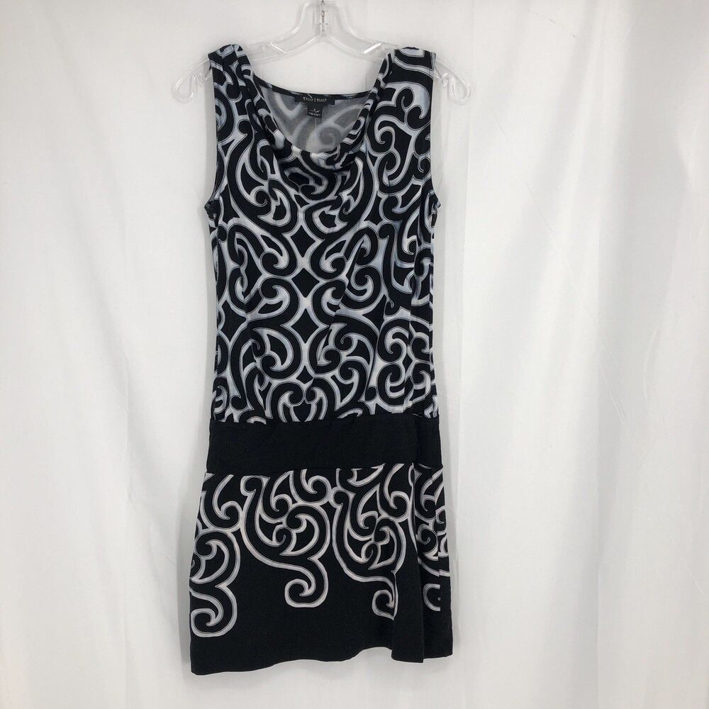 WHBM Drop Waist Jersey Dress Sleeveless sz Small